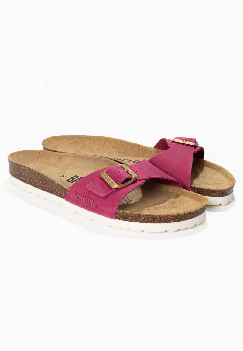 Sandales 1 Bride Zephyr Fuschia 100% Cuir