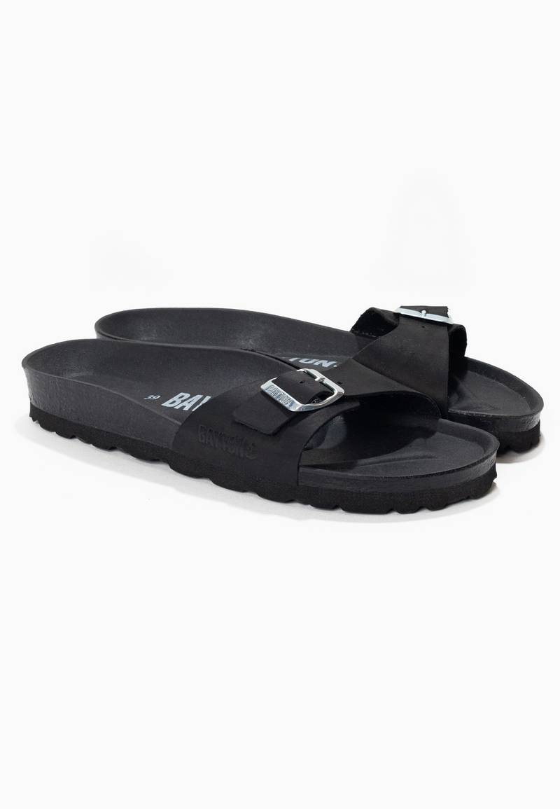 Sandales 1 Bride Zephyr Noir 100% Cuir